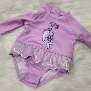 Carters 2 pc Mermaid swim suit sz 3m nwt